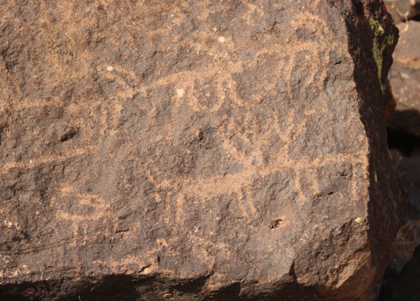  “kissing deer” petroglyhs