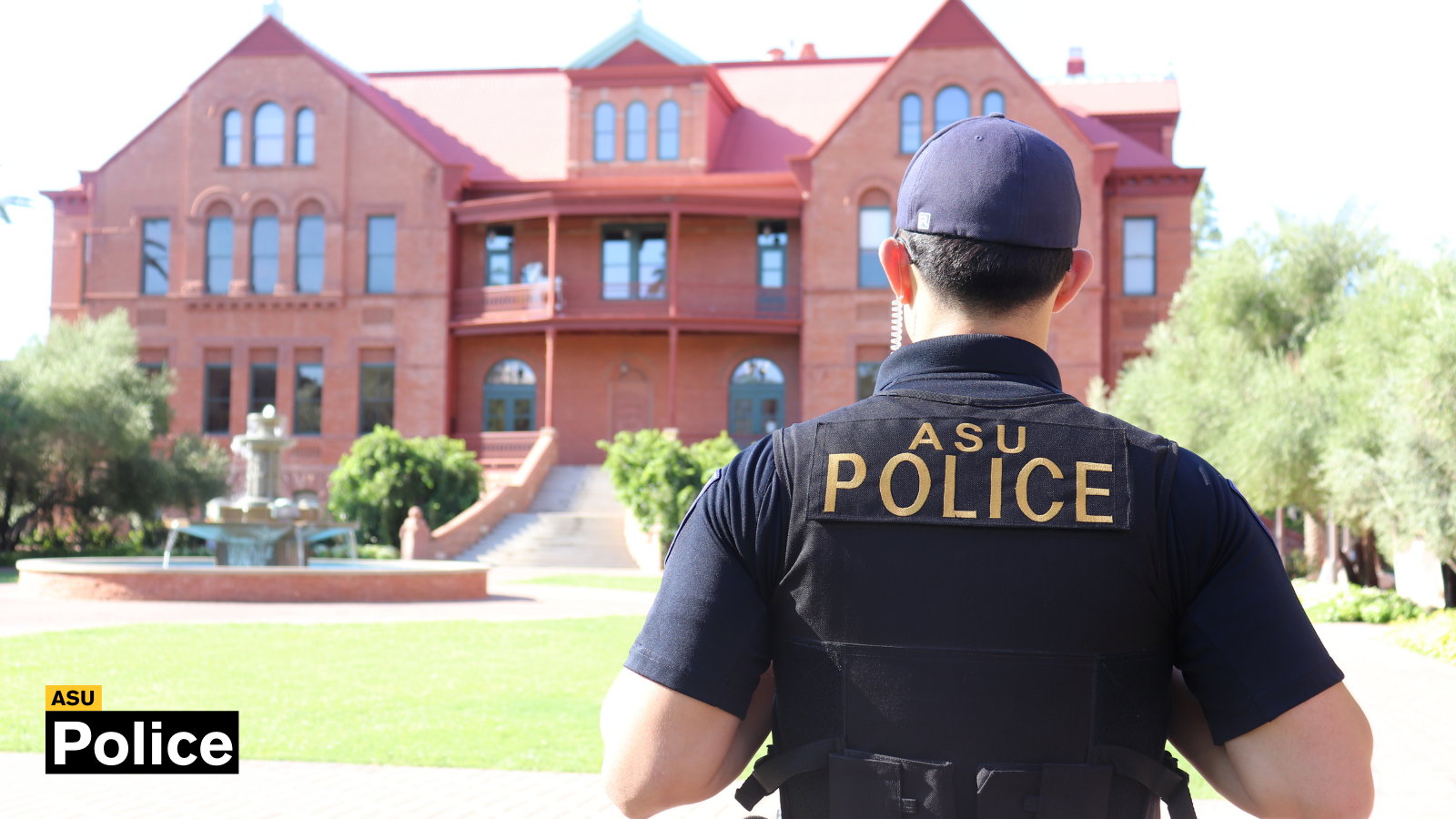 ASU officer at old main