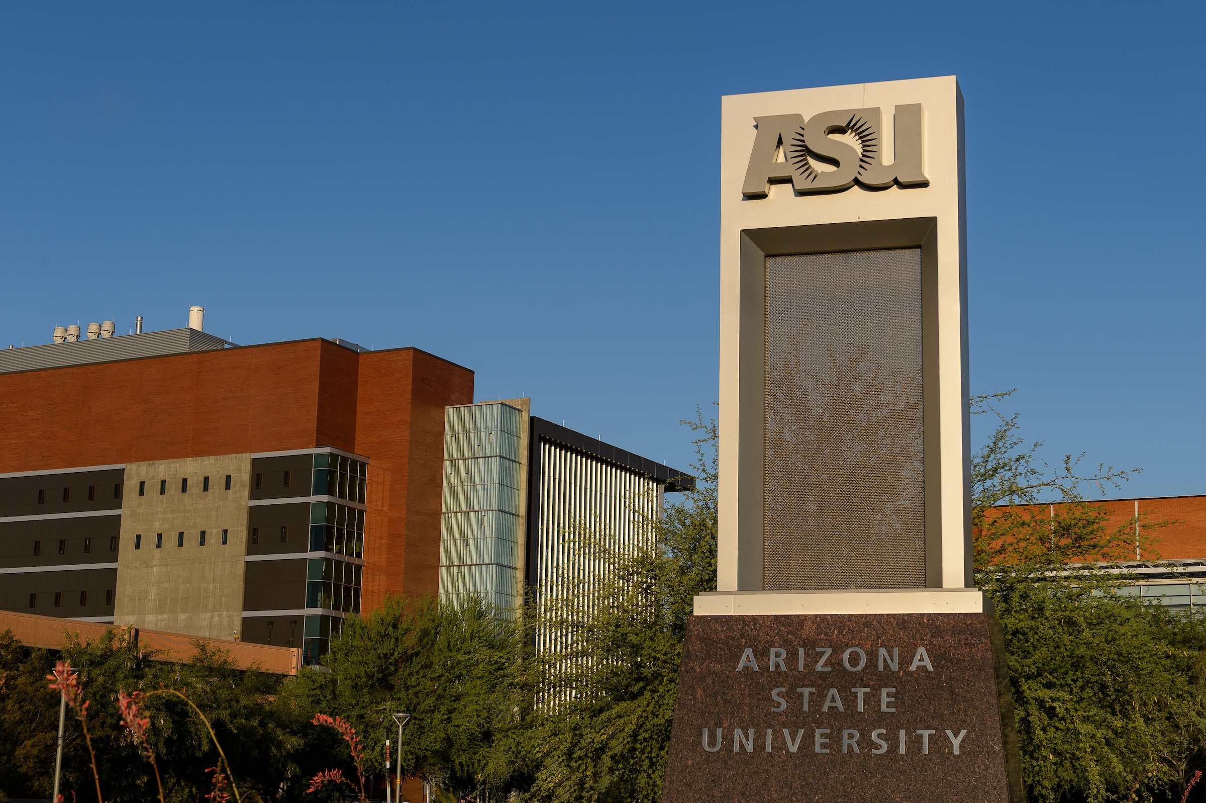 Arizona State University sign